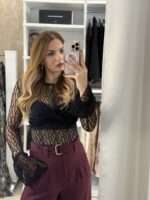 Vanessa ψηλόμεση παντελόνα - Ματζέντα - Image 4