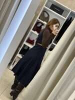 Josie denim midi φόρεμα -Navy blue - Image 3