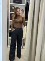 Val see through top - Καφέ - Image 4