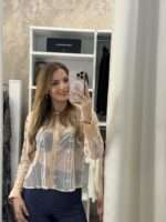 Estee glam πουκάμισο - Σομόν - Image 4