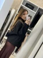 Sofiel crop παλτό - Μαύρο - Image 3