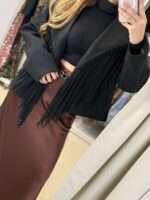 Sofiel crop παλτό - Μαύρο - Image 2