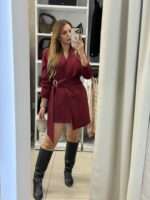 Rosal mini blazer/dress  -Μπορντό - Image 6