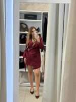 Rosal mini blazer/dress  -Μπορντό - Image 2