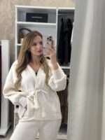 Stay cozy πλεκτό σετ - Εκρού - Image 2