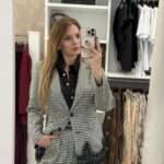 Albert pied de poule σακάκι - Μαύρο