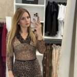 Milena see through bodysuit - Καφέ