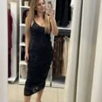 Nate midi φόρεμα παγιέτα - Μαύρο