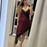 Debbie ασύμμετρο φόρεμα - Μπορντό