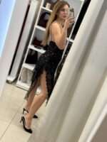 Debbie ασύμμετρο φόρεμα - Μαύρο - Image 4