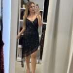 Debbie ασύμμετρο φόρεμα - Μαύρο