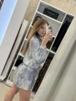 Milan mini φόρεμα παγιέτα - Εκρού - Image 3