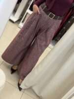 Liam ψαροκόκκαλο παντελόνα - Μπορντό - Image 3