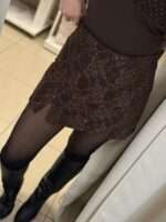 Ravyn skorts με στρας - Καφέ - Image 2