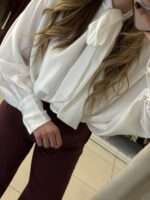 Ania ψηλόμεση παντελόνα - Μπορντό - Image 4