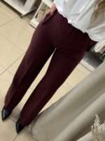 Ania ψηλόμεση παντελόνα - Μπορντό - Image 2