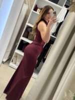 Nenia maxi φόρεμα τουαλέτα - Μπορντό - Image 3