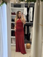 Lunea maxi φόρεμα -Κόκκινο