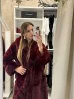 Fella μακριά γούνα - Μπορντό - Image 6