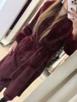 Fella μακριά γούνα - Μπορντό - Image 5
