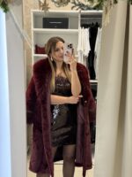 Fella μακριά γούνα - Μπορντό - Image 2