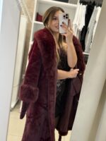 Fella μακριά γούνα - Μπορντό - Image 3