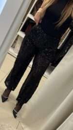 Glami παντελόνα παγιέτα - Μαύρο - Image 3