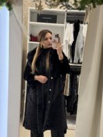 Fella μακριά γούνα - Μαύρο - Image 4