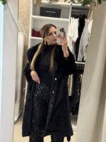 Fella μακριά γούνα - Μαύρο