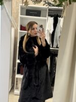 Fella μακριά γούνα - Μαύρο - Image 3