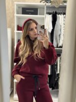 Cobe σετ φόρμες -Μπορντό - Image 3