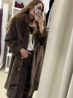 Fella μακριά γούνα - Καφέ - Image 3
