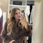 Fella μακριά γούνα - Καφέ