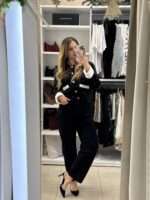 Berta barrel ψηλόμεσο jeans - Μαύρο - Image 3