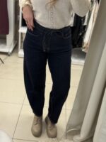 Amia mom fit jeans - Navy blue - Image 3