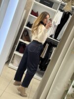 Amia mom fit jeans - Navy blue - Image 2