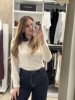 Amia mom fit jeans - Navy blue - Image 4