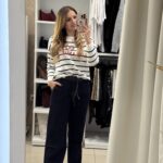 Marriam wide leg jeans - Navy blue