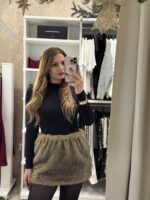 Faur mini φόρεμα - Μαύρο