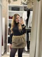 Faur mini φόρεμα - Μαύρο - Image 3