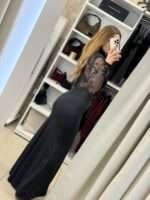 Anisa maxi φόρεμα -Μαύρο - Image 3