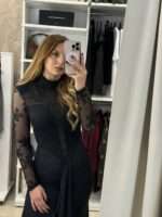 Anisa maxi φόρεμα -Μαύρο