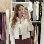 Sylvie crop tweed blazer - Μπεζ