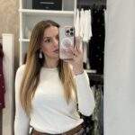 Diana πλεκτή μπλούζα - Εκρού