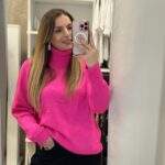 Nikol πλέκτη μπλούζα - Φούξια