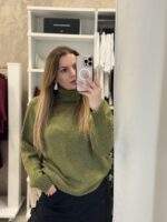 Gena πλέκτη μπλούζα - Χακί