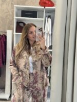 Rene jean jacket - Floral - Image 3