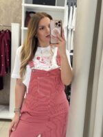 Moira jeans σαλοπέτα - Κόκκινη - Image 3