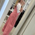 Moira jeans σαλοπέτα - Κόκκινη