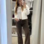 Vicky wide leg παντελόνι - Καφέ